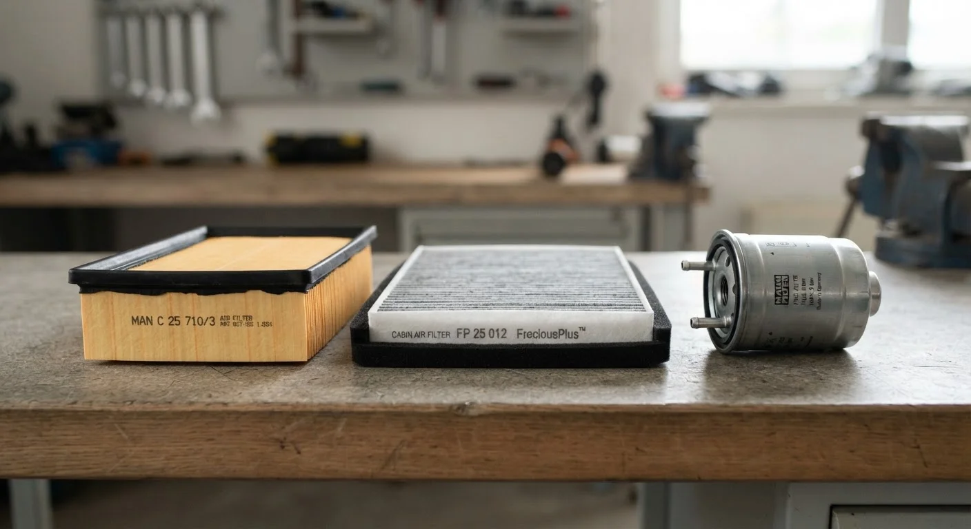 Air Filters, Cabin Filters, and Fuel Filters: What Each One Actually Does