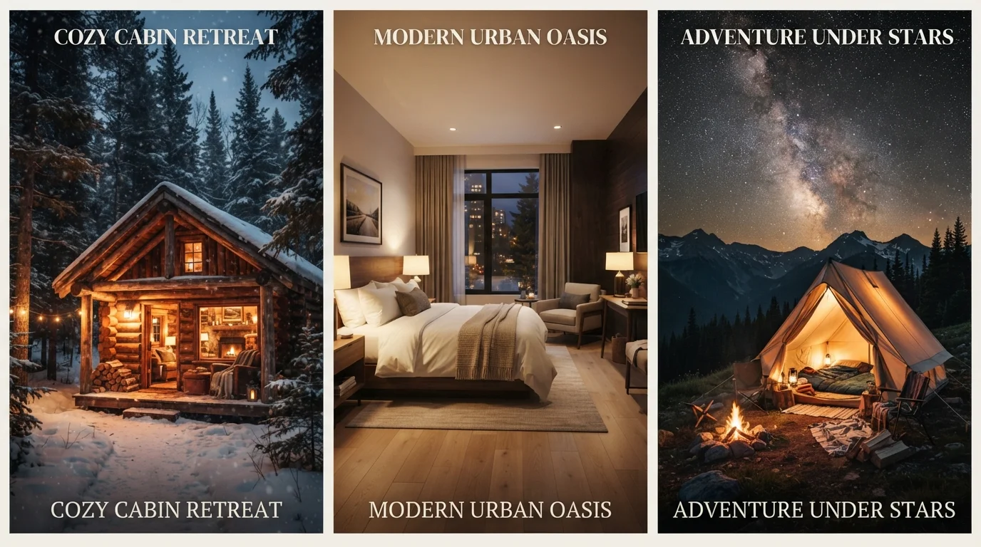 Cabin Rentals, Hotels, and Camping: Matching Your Accommodation to the Trip You Actually Want