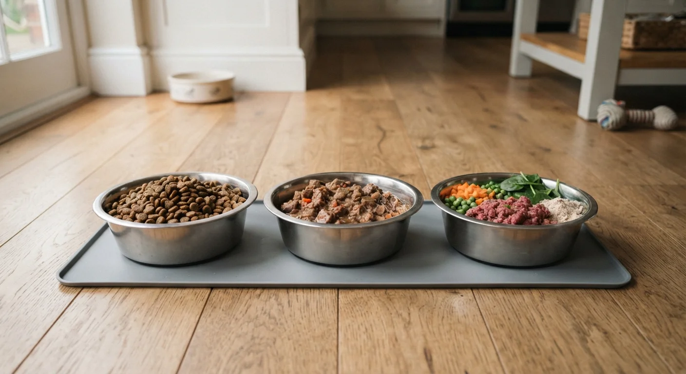 Dry Food, Wet Food, and Raw Diets: Understanding the Core Differences