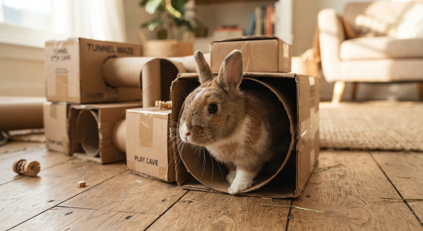 Enrichment Ideas for Rabbits Living Indoors
