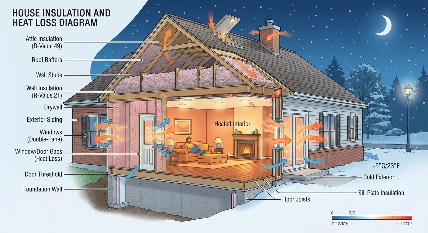 Insulation, Drafts, and Heating Costs: How Your Home's Envelope Affects Every Bill