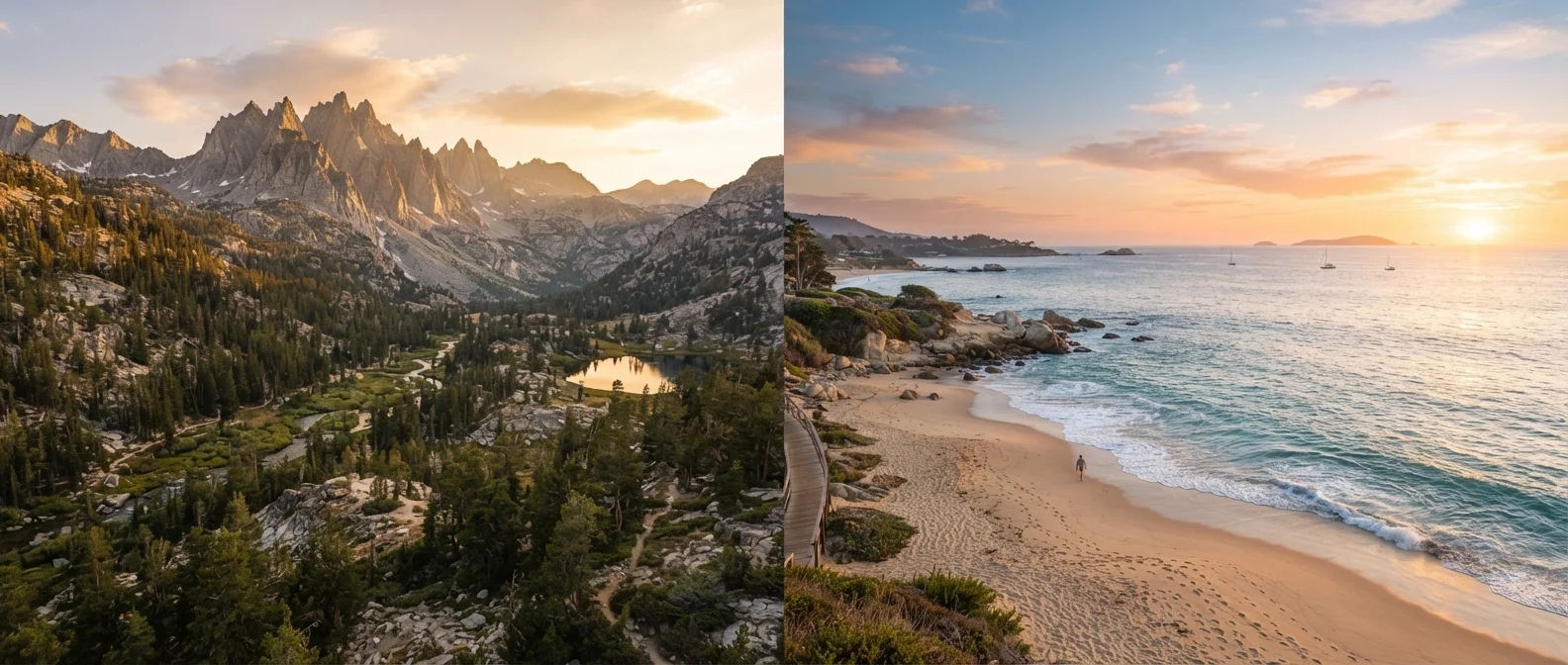 Mountains vs. Coast: Choosing a Weekend Escape That Fits Your Mood