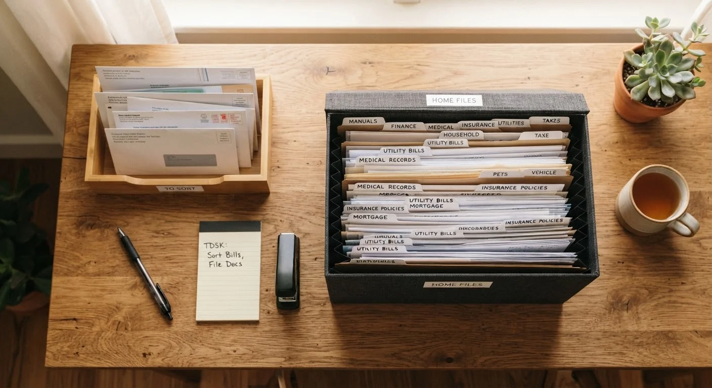 Paper Clutter at Home: A Realistic System for Taming Documents