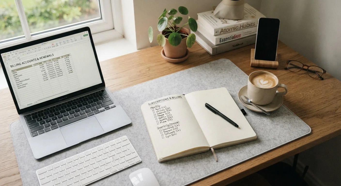 Recurring Household Subscriptions: A Framework for Deciding What to Keep