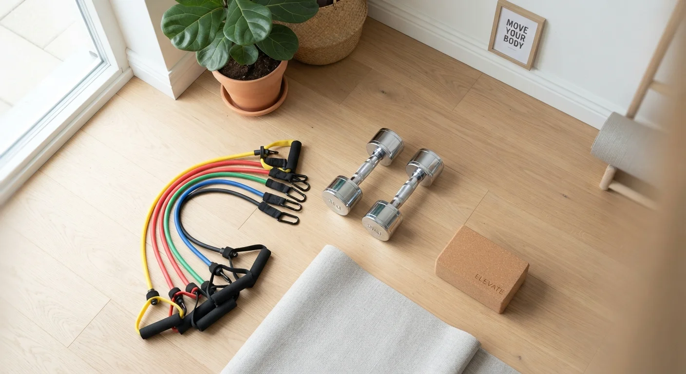 Resistance Bands vs. Dumbbells for Home Workouts