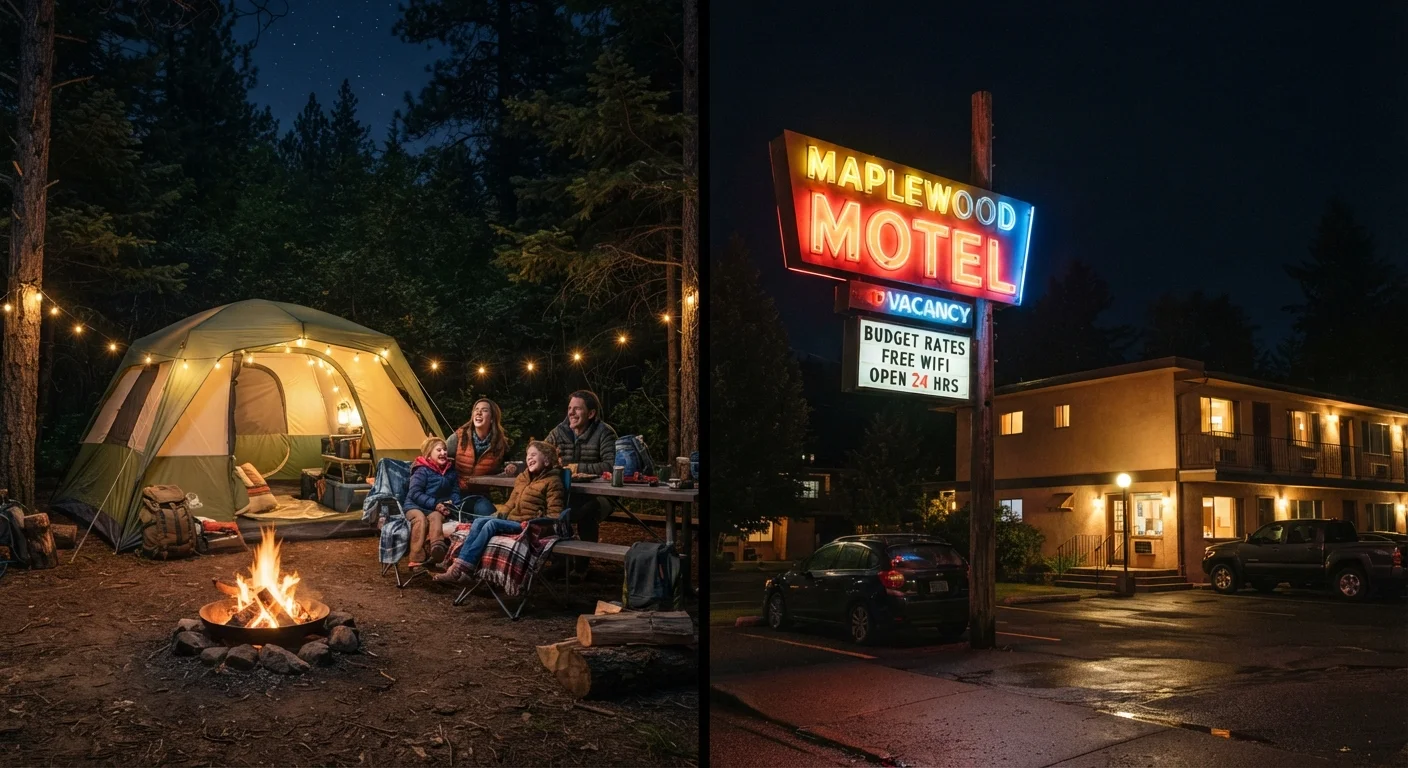 Tent Camping vs. Budget Motels on a Road Trip: Which Saves More?
