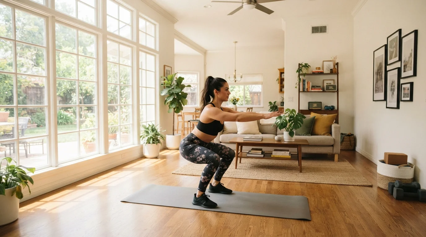 The Floor Is Your Gym: Bodyweight Fitness for Every Room in the House